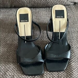 Dolce Vita Black Strappy Heels